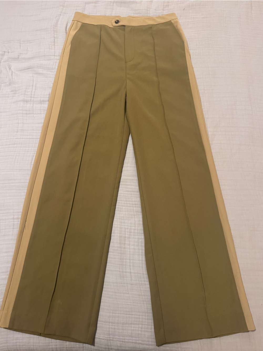 AVEC LES FILLES 2-toned Pants